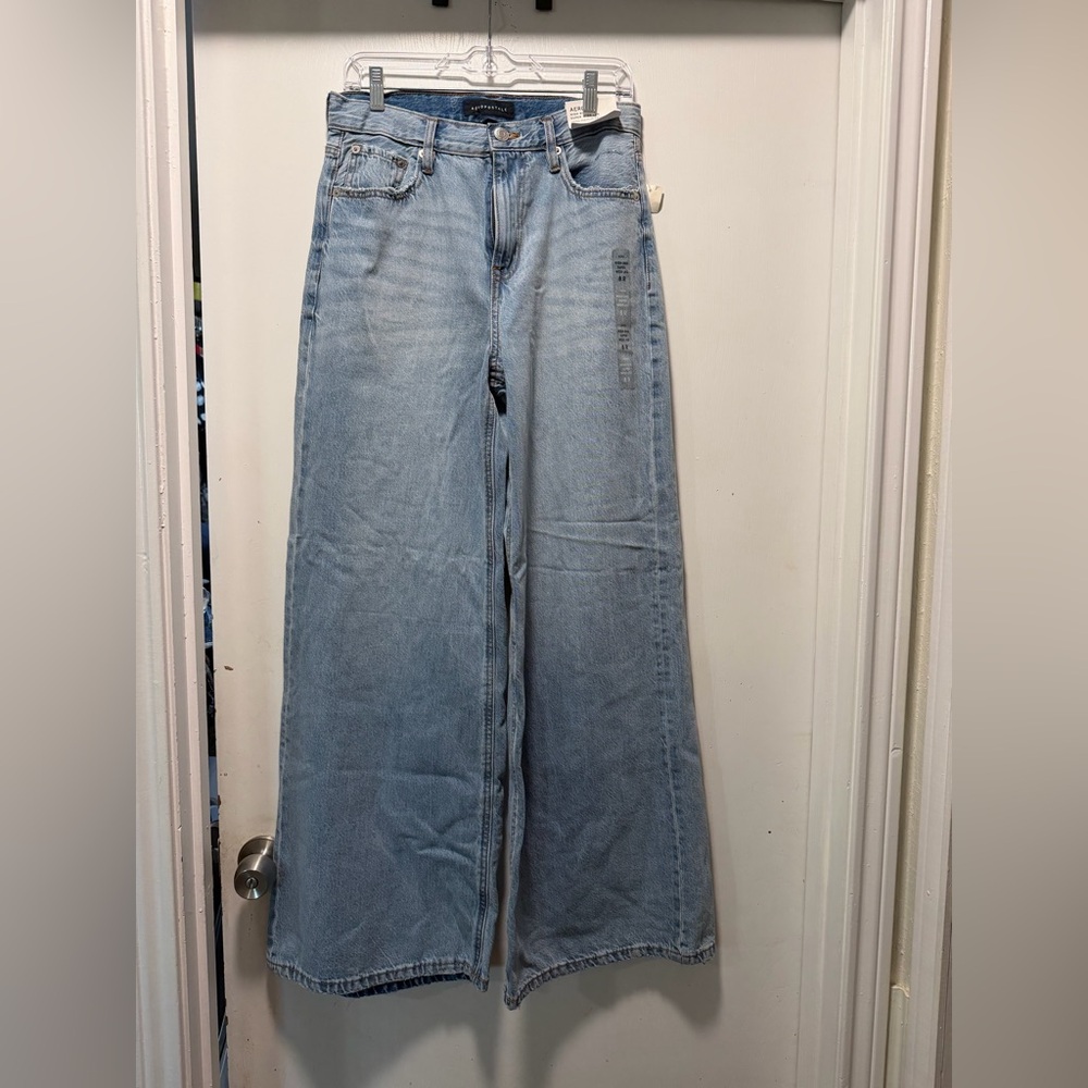 Aeropostale Light Blue Flare & Wide Leg Jeans - Picture 3 of 6